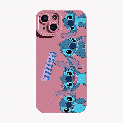 HUYGHAVO Bonita funda para iPhone 13, diseño de dibujos animados, a prueba de golpes, suave TPU protector compatible con iPhone 13 de 6.1 pulgadas,