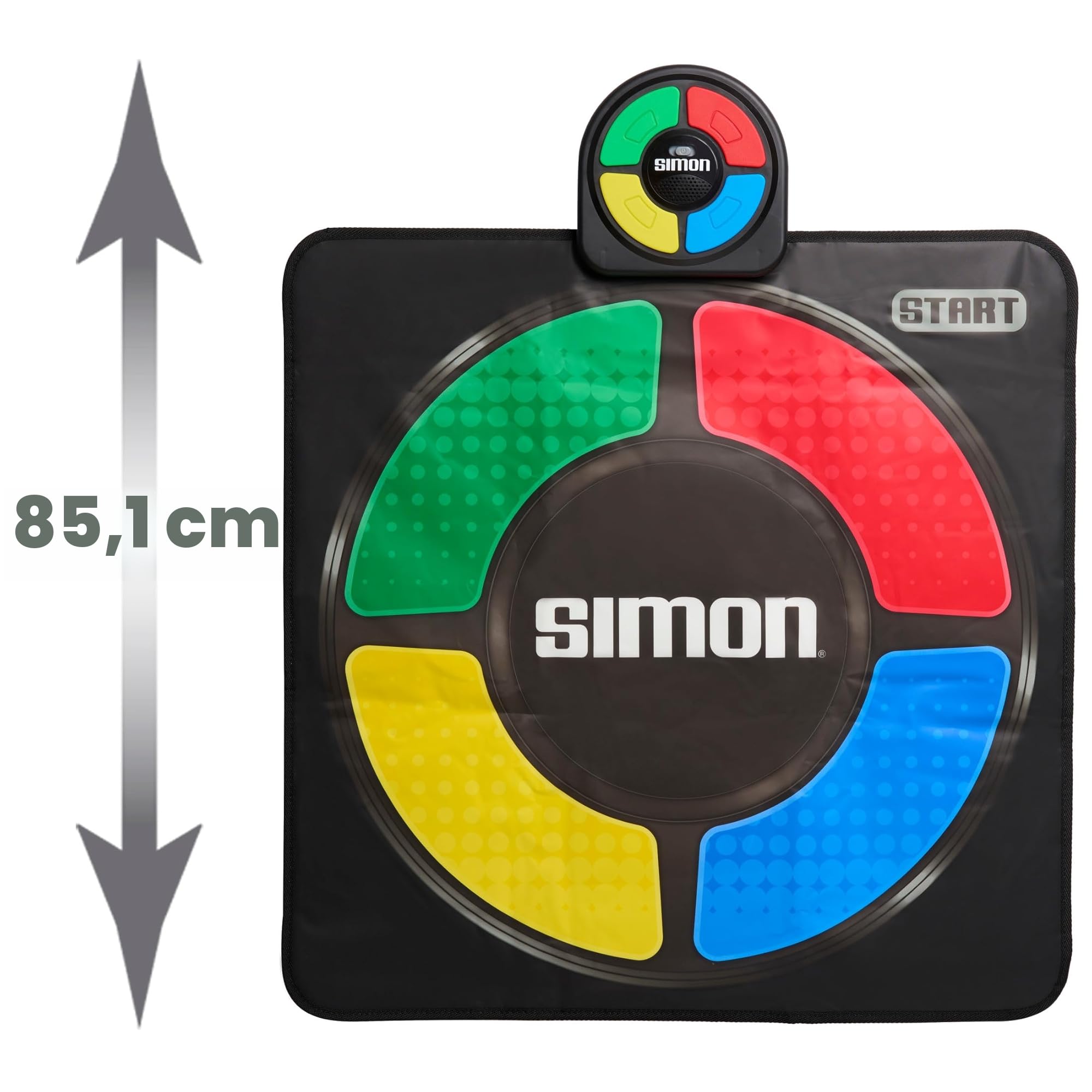 Just Play Alfombrilla de Juego Simon Salta de Hasbro con Luces y Sonidos, Juego de Memoria electrónico para niños, Juguetes para niños a Partir de 8 años