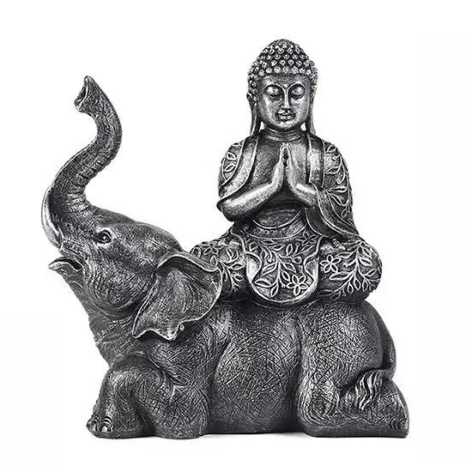 Aottsd Feng Shui Buddha Figurine Resin Home Office Garden Tabletop Ornament 10.5Cm