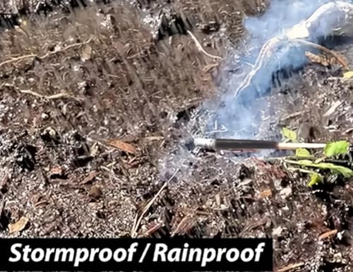 Miniatura 6 de Iniciador de incendios de emergencia, a prueba de tormentas, impermeable, con infusión de cera, cordón de yute natural, para huracanes, tormentas,