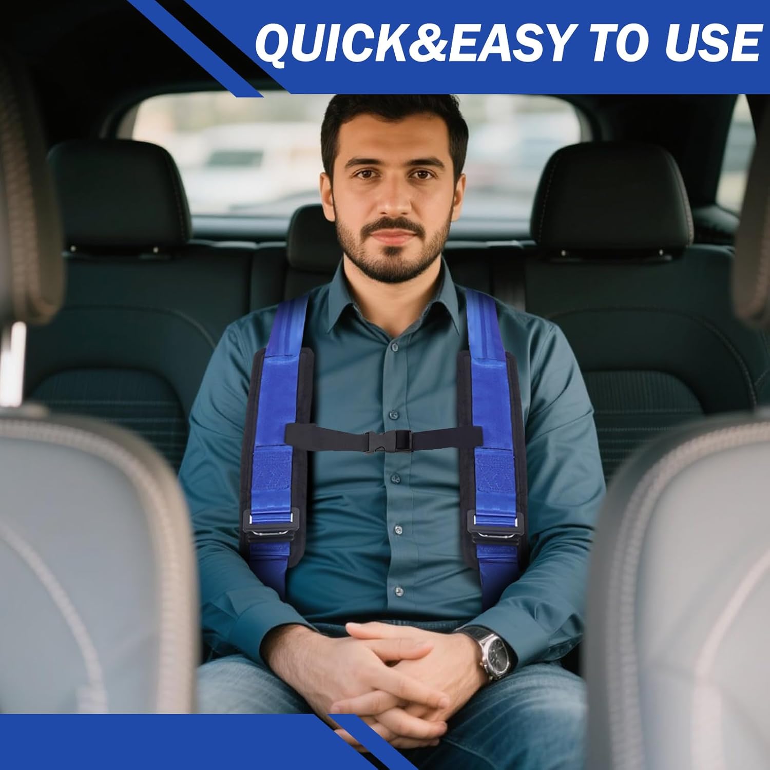 Belts Harness with 2 Inch Padding Compatible With Bypass Clip for Racing Go Kart