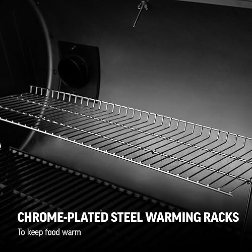 Miniatura 7 de Char-Griller Smokin' Pro - Parrilla de carbón para ahumar, color negro