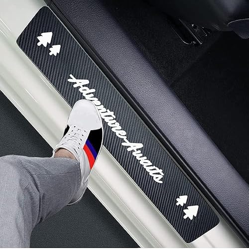 4 piezas de topografía topográfica de exploración de mapas descubrir la placa protectora de fibra de carbono para puerta delanteratrasera del umbral