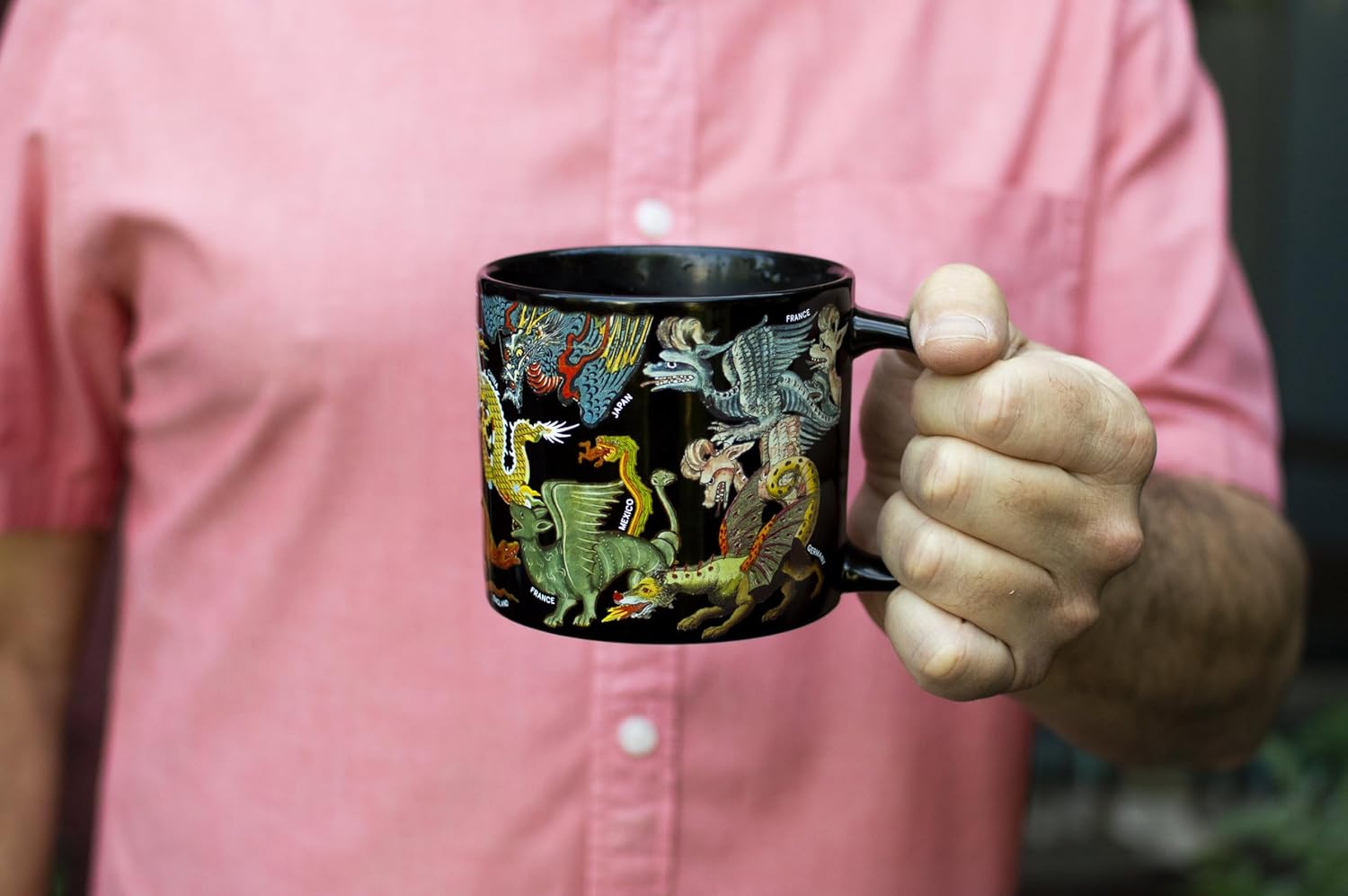 The Unemployed Philosophers Guild Dragon Mug - Features 19 Different Dragons From Around the World, Comes in Fun Box, 14 oz - Image 4