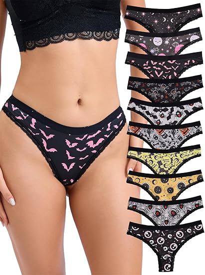Morvia Halloween Themed Variety Pack Thong Review