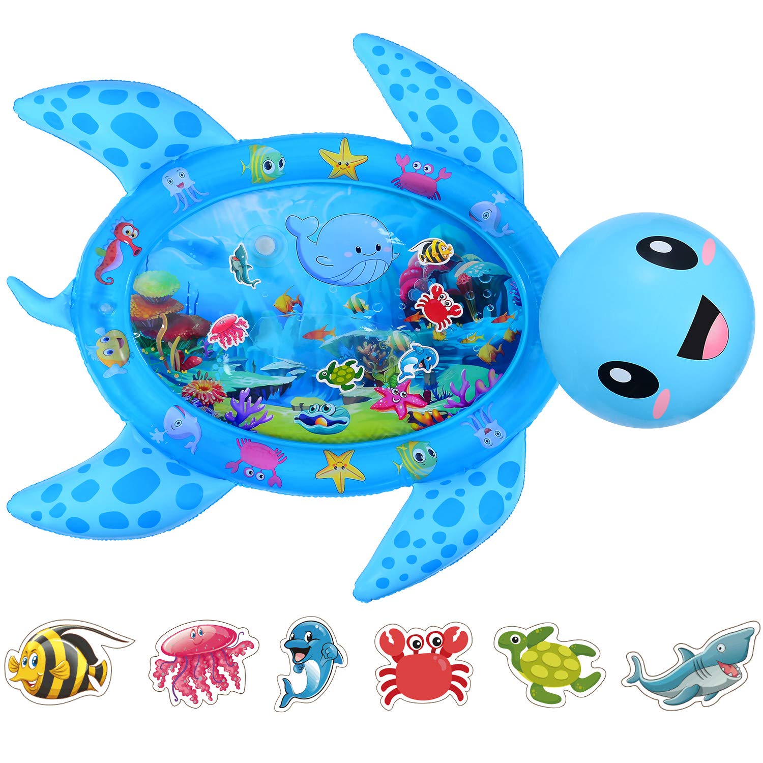 inflatable water baby mat