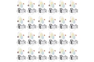 24 Pack 4 Inch LED Recessed Ceiling Light with Junction Box