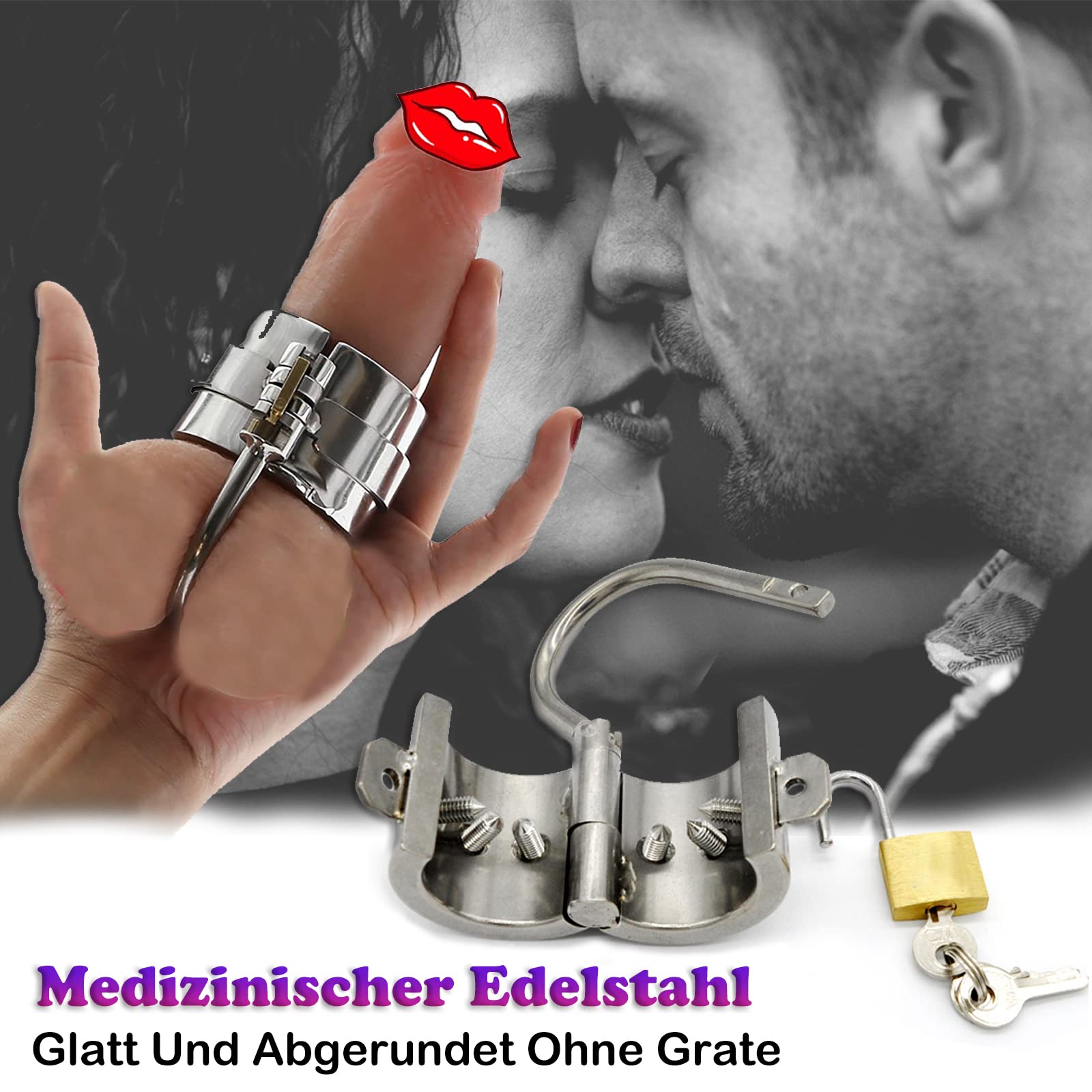 Barella Per Testicoli Con Peso Per Testicoli, Barella Per Testicoli Con Schiacciapalle Con Punta, Barella Per Testicoli Con Anello Per Testicoli In Acciaio Inossidabile