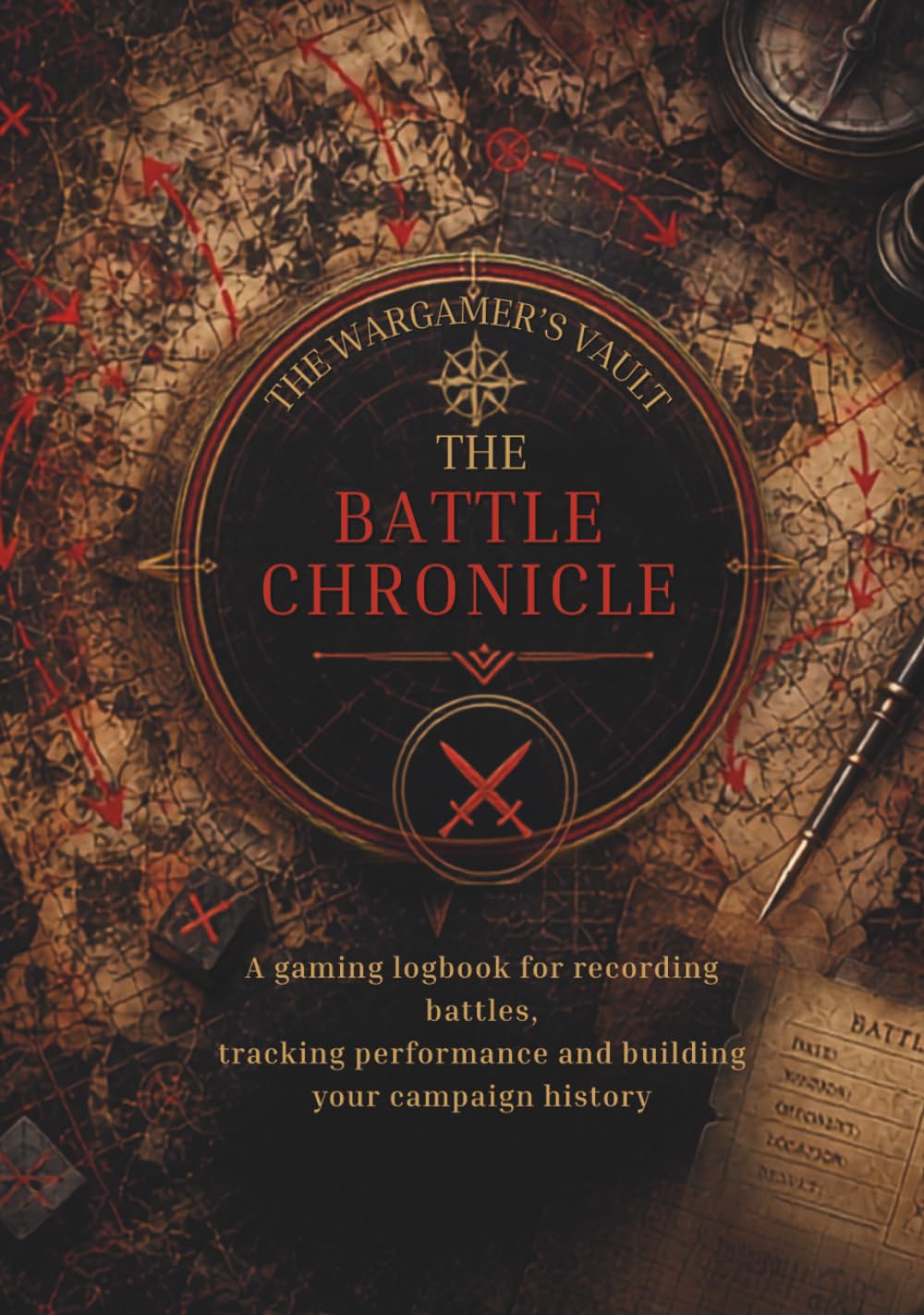 Carnet de suivi de performance THE BATTLE CHRONICLE avec grilles de scores de combat