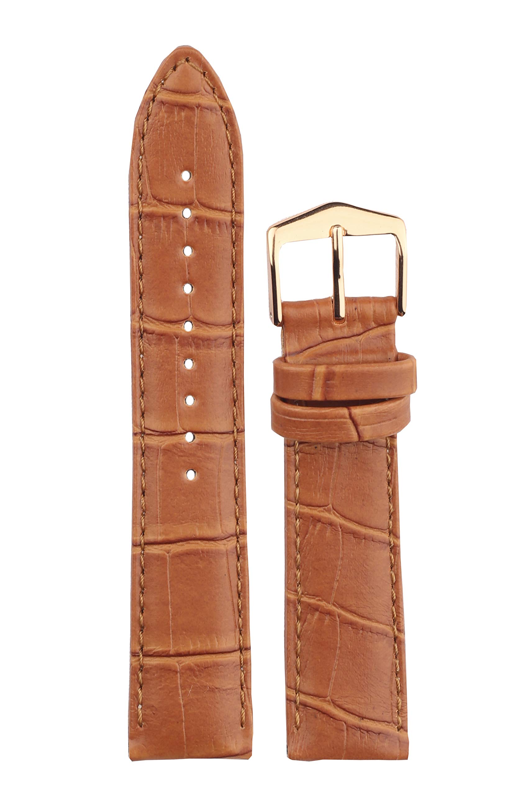 EXOR BOUTELL TAN Colour leather watch strap 20MM With TAPER BOMBE finish of Genuine watch Leather strap/band for men and women (B08MV4FN8J) Amazon Price History, Amazon Price Tracker