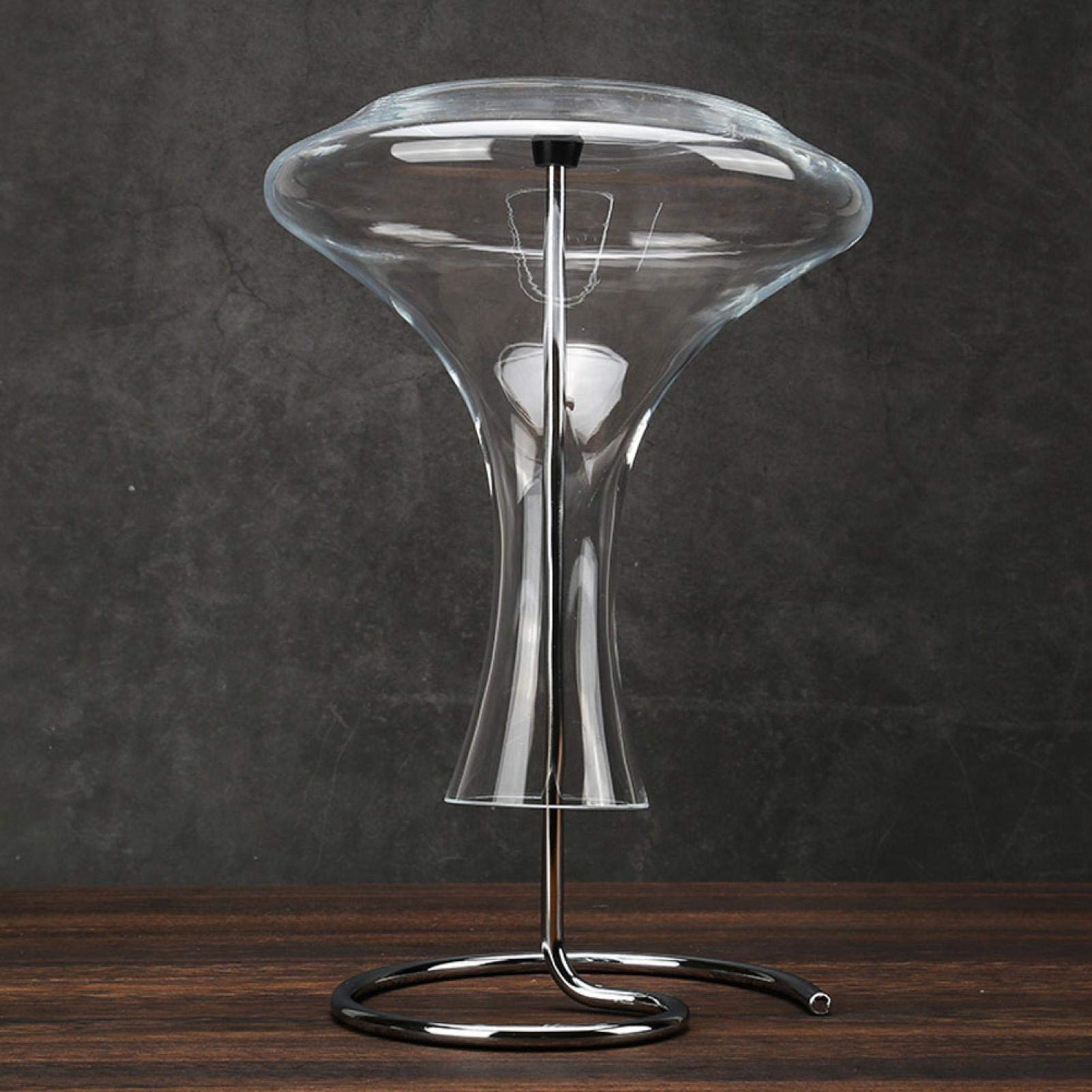 HERCHR Decanter Rack Soporte de acero inoxidable 16,5 x 16,5 x 31 cm