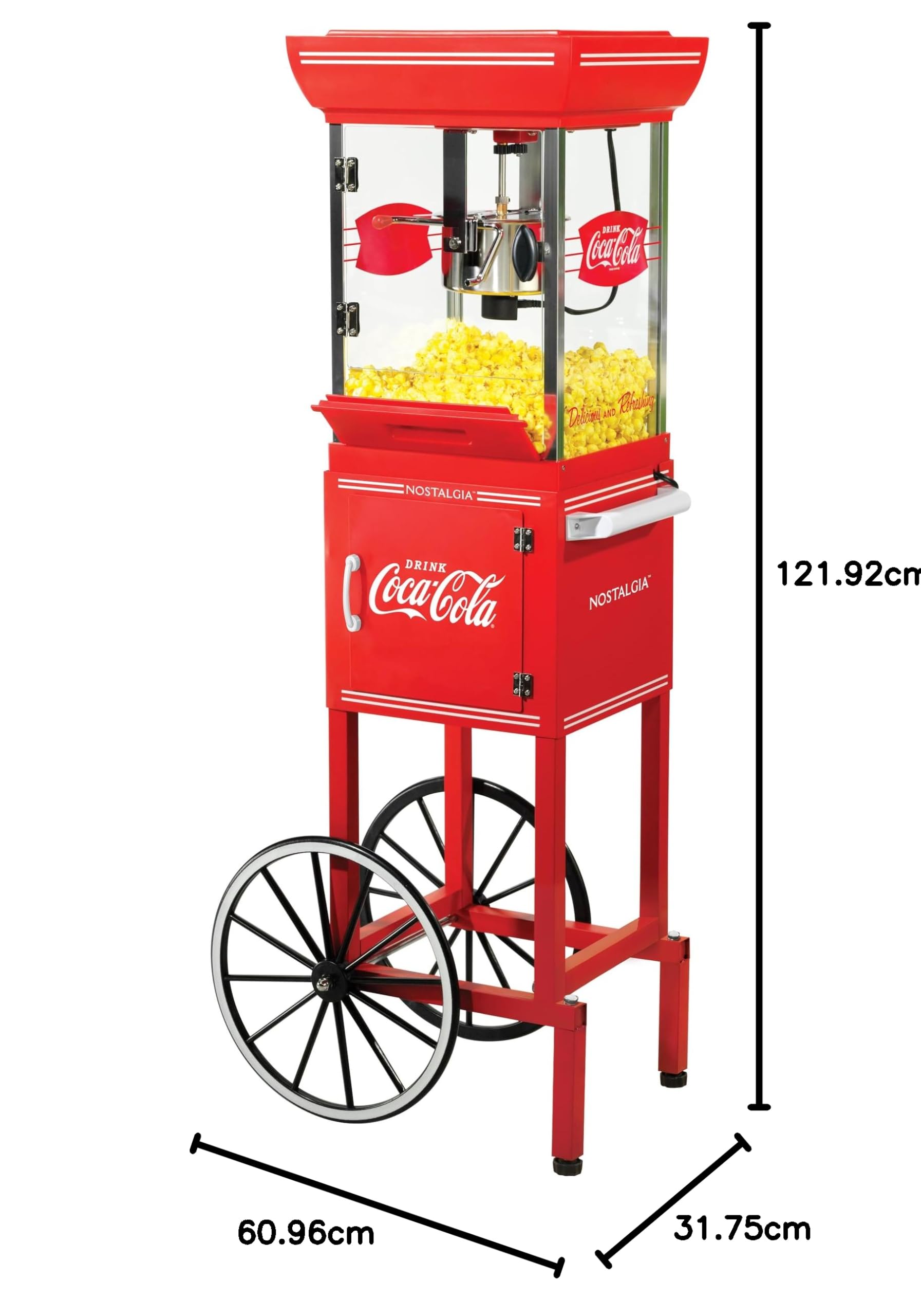 コカコーラ ポップコーンメーカー ノスタルジア Amazon.co.jp