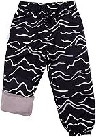 Vista 1 de JAN & JUL Pantalones de lluvia y nieve impermeables para niños, forrados con forro polar