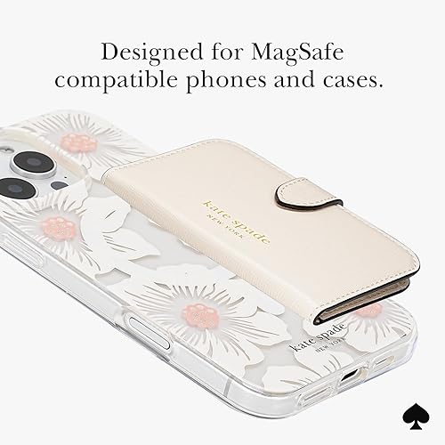 Miniatura 67 de kate spade new york Cartera magnética/tarjetero - Compatible con teléfonos y fundas MagSafe - Pale Dogwood cornejo pálido