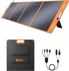 EBL 200W Portable Solar Panel for Power Station