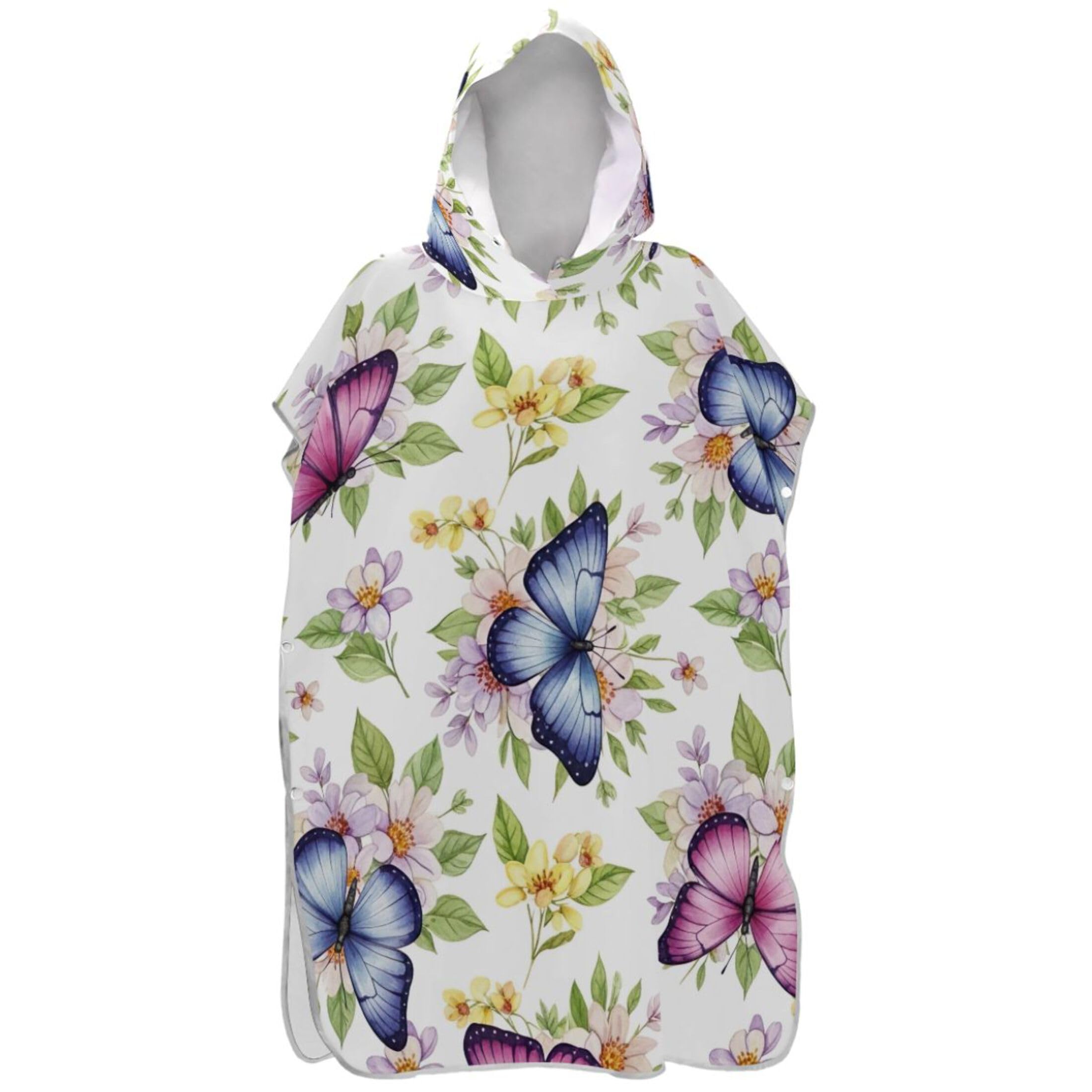 Peignoir de plage à capuche floral pour vos sorties surf et piscine