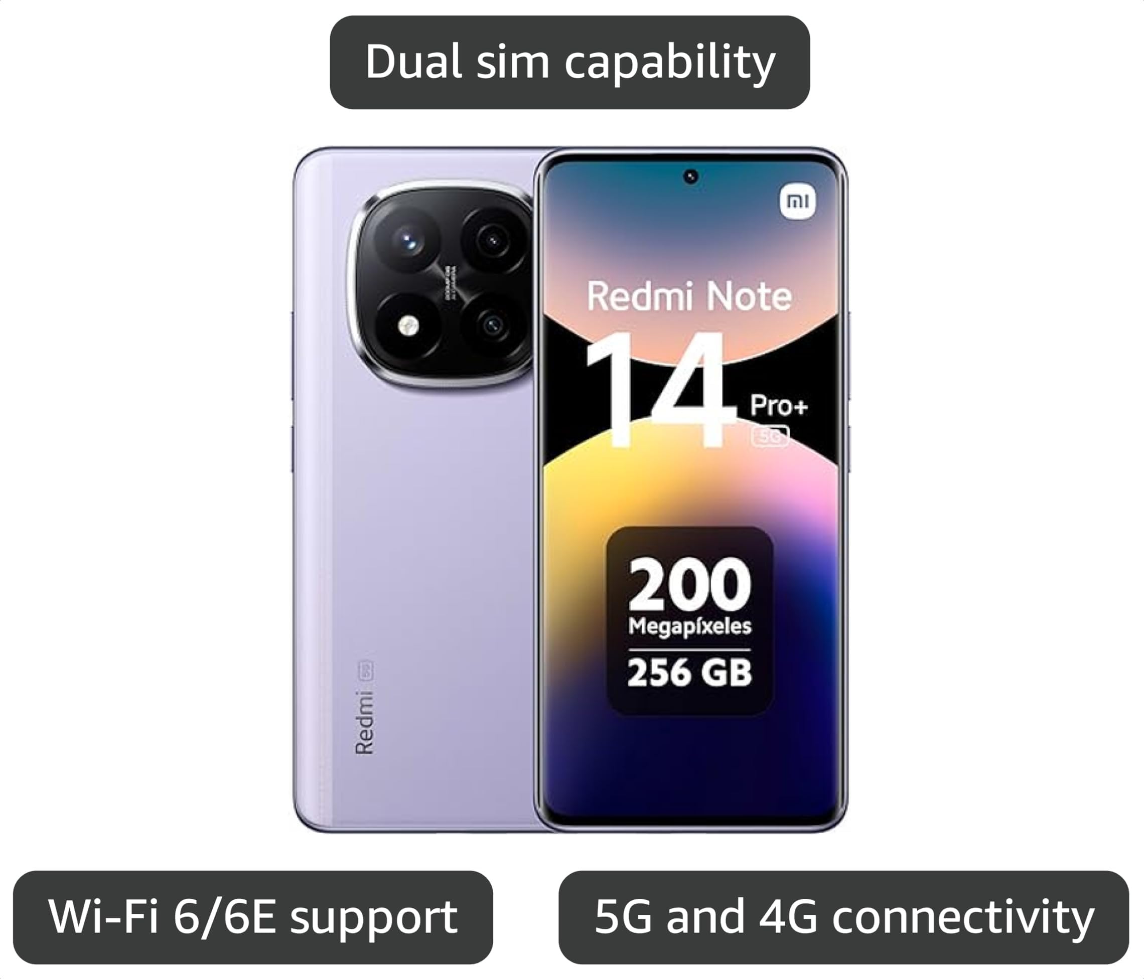 Amazon.com: Xiaomi Redmi Note 14 Pro+ Plus 5G + 4G LTE (for