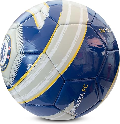 Miniatura 3 de Hy-Pro Pelota de fútbol ciclón con licencia oficial, talla 5, entrenamiento, partido, mercancía, coleccionable para niños y adultos