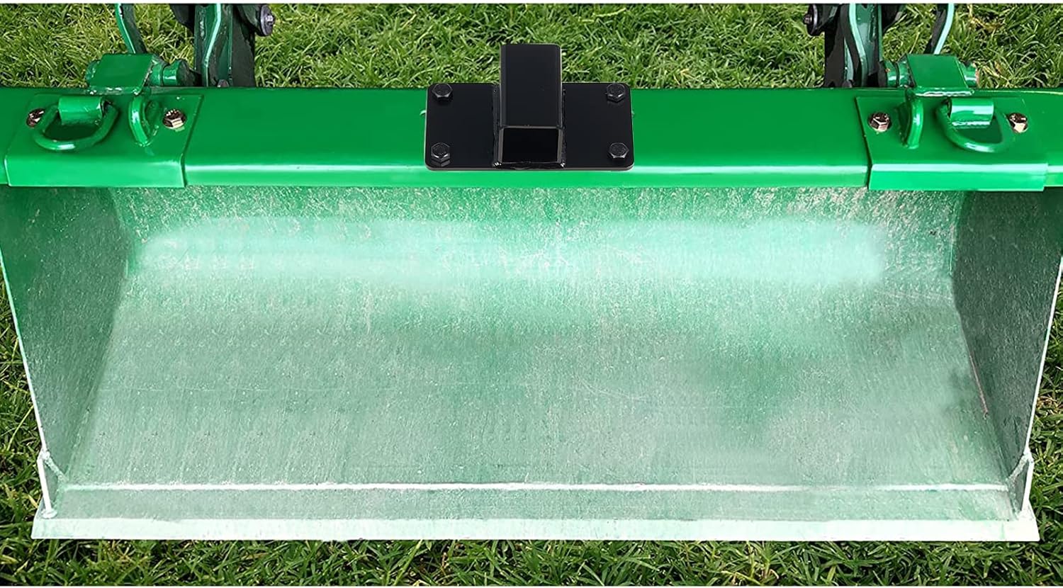 Bolt on Receiver Hitch for Tractor Bucket 2-Inch Receiver with 5/8-inch Center Hole Class 3 Maximum Tow Capacity 6,000 lbs Work Well for Tractor Bucket, RV, UTV, Truck, Black - Image 6