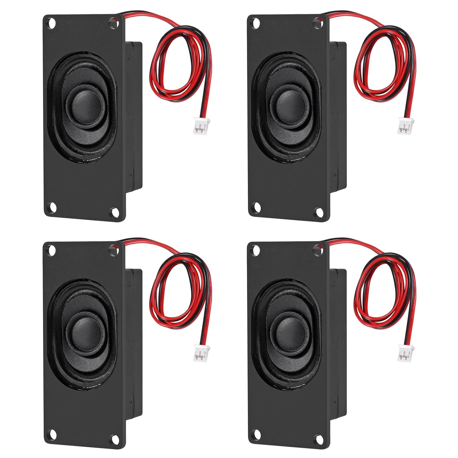 4PCS Speaker 3 Watt 4 Ohm Mini Speaker 4ohm 3w Loundspeaker Micro Speakers with JST-PH2 0mm-2 pin Terminal