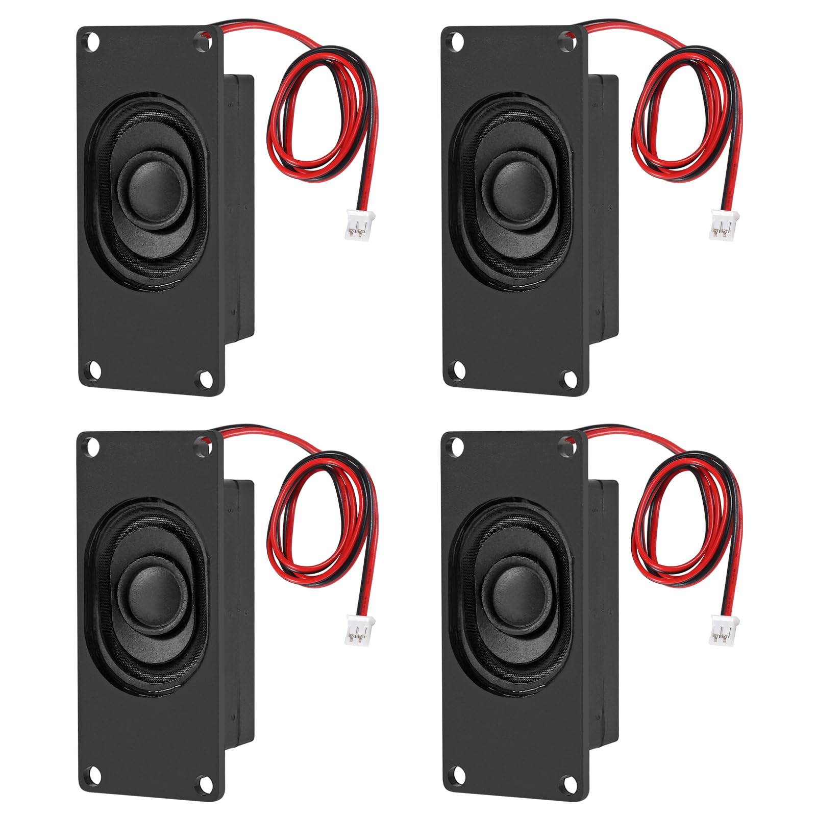 4PCS Speaker 3 Watt 4 Ohm Mini Speaker 4ohm 3w Loundspeaker Micro Speakers with JST-PH2 0mm-2 pin Terminal