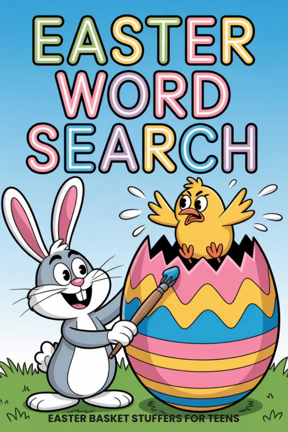 Easter Basket Stuffers for Teens: Easter Word Search: Cozy Themed Puzzle Book with Holiday Patterns and Solutions for Girls and Boys