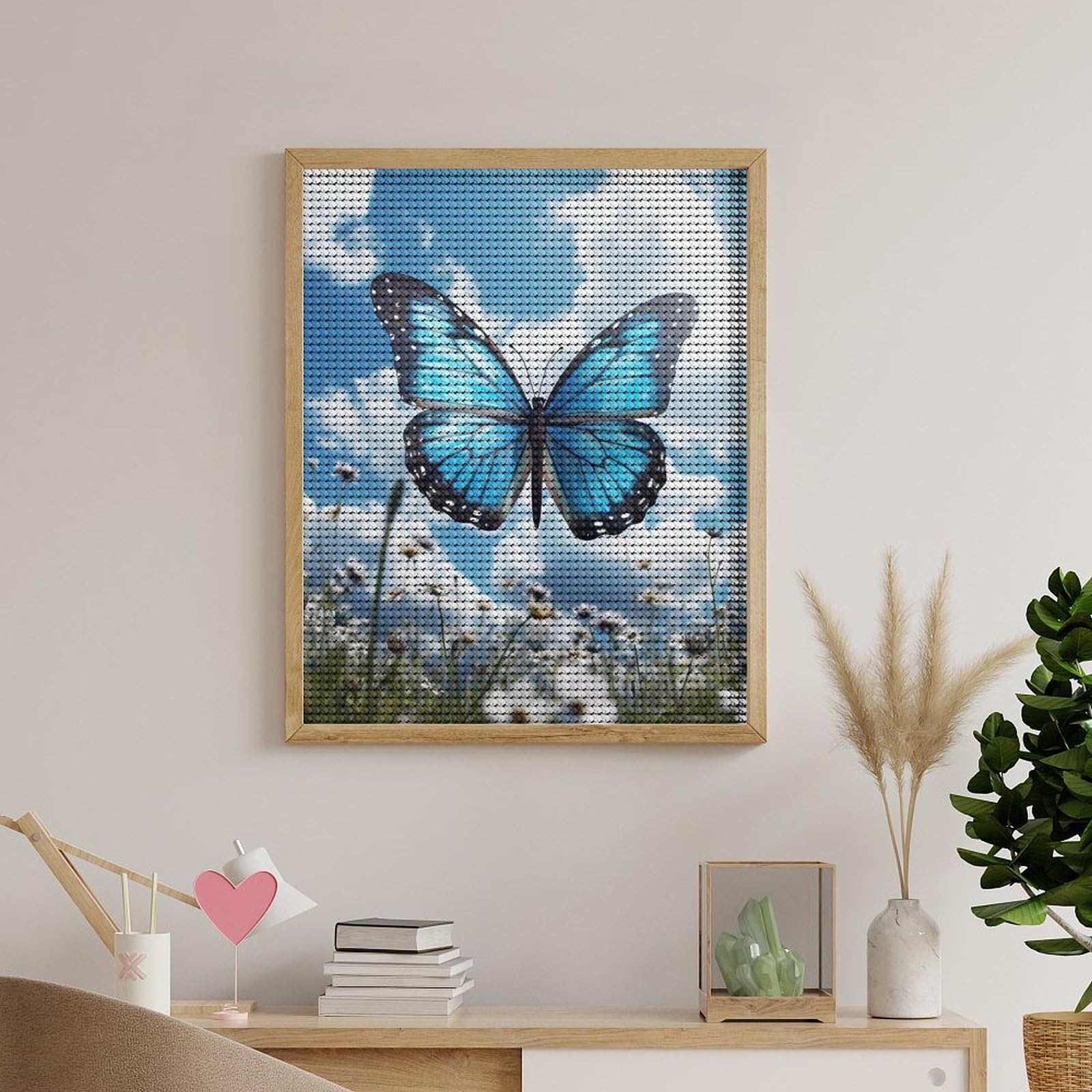 5D Diamond Painting Kit Complet Grand Format Xxl, Éléphant Animal Adultes Diy Art Du Diamant
