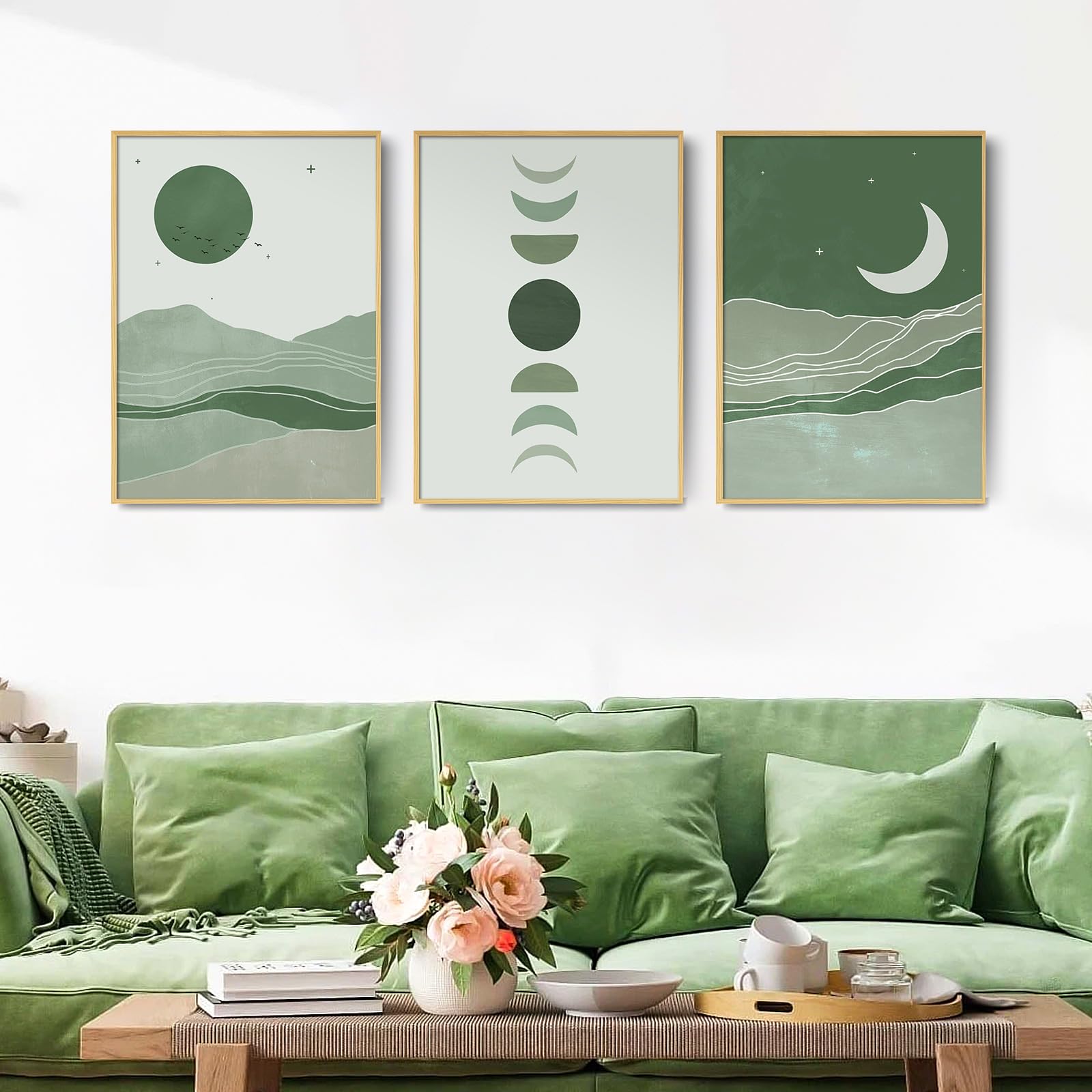 Poster Vintage Abstract Art Wall Picture Set, Stylish Matisse Art Print Canvas Picture, Pictures for Living Room Bedroom