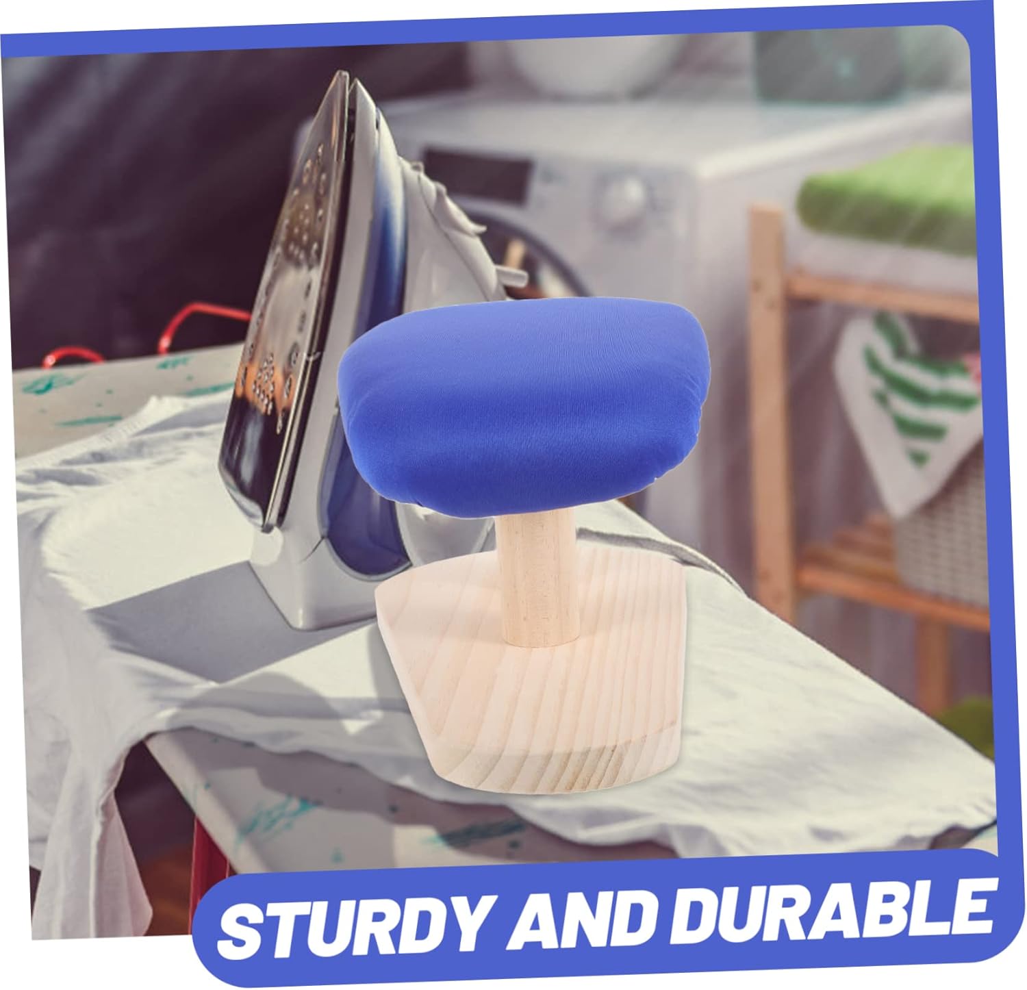 Healifty Home Use Ironing Board Pad with Thickened Stable Support Compact Clothes Ironing Stool for Shirts Pants Skirts and Smooth Surface in Dorm Household