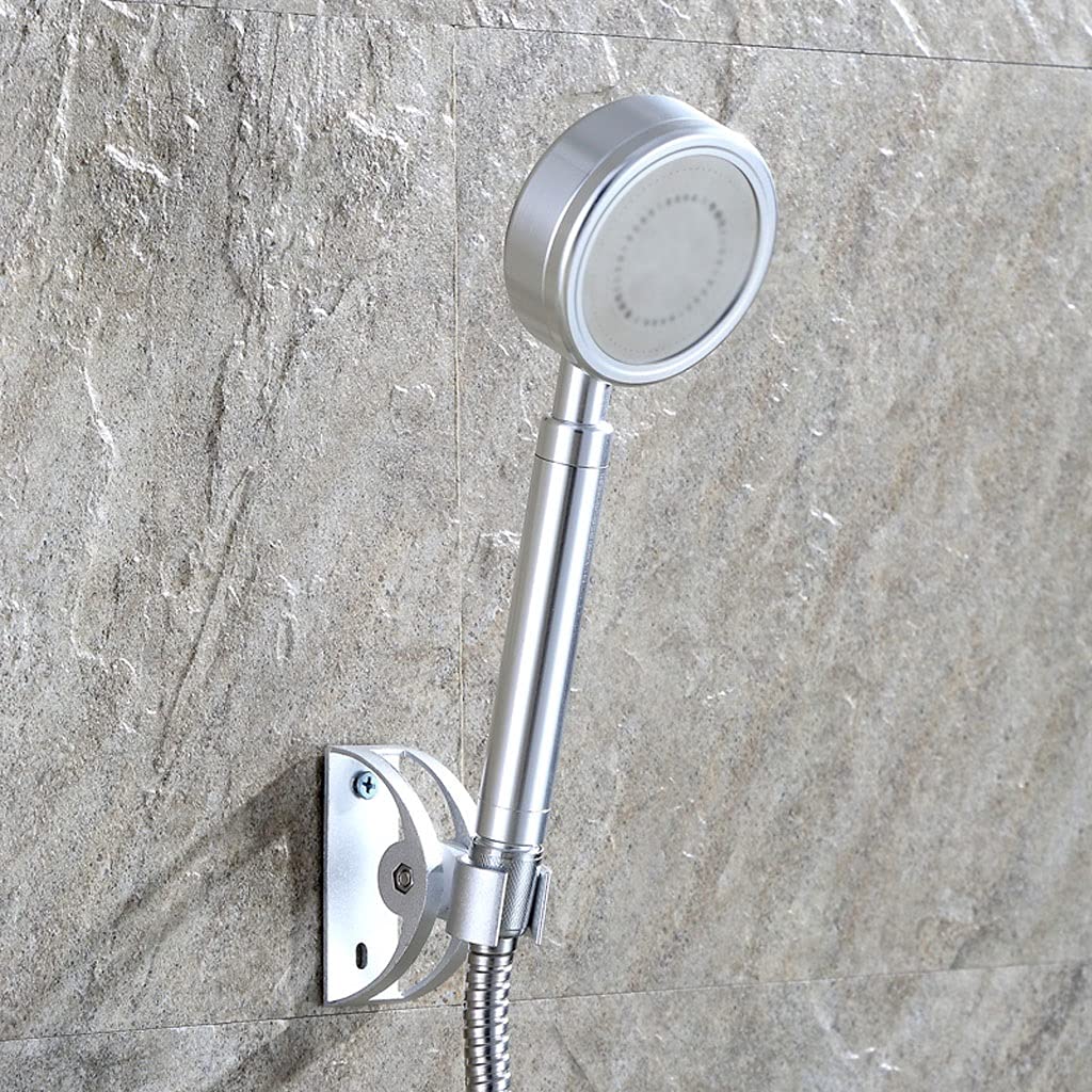 Ręczna ciśnieniowa aluminiowa głowica prysznicowa 22 cm - zdejmowana i nadająca się do prania uniwersalna dopasowana lekka głowica prysznicowa łazienkowa dla łatwego czyszczenia i optymalnego