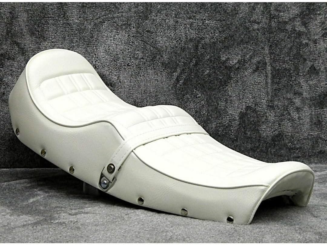 NC36 新あんこ 鋲打ち E4白 カスタムシート/CB400fourチョビ三段 NC36