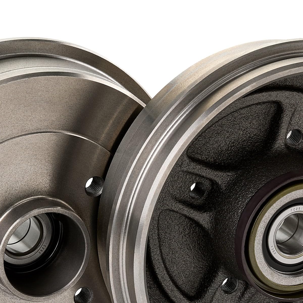 RIDEX 2x Tambour de frein Ø203,3mm, Arrière Compatible avec RENAULT Clio 2 3/5 portes BB, CB, BB0/1/2, CB0/1/2 8200290352 432004255R 432024763R