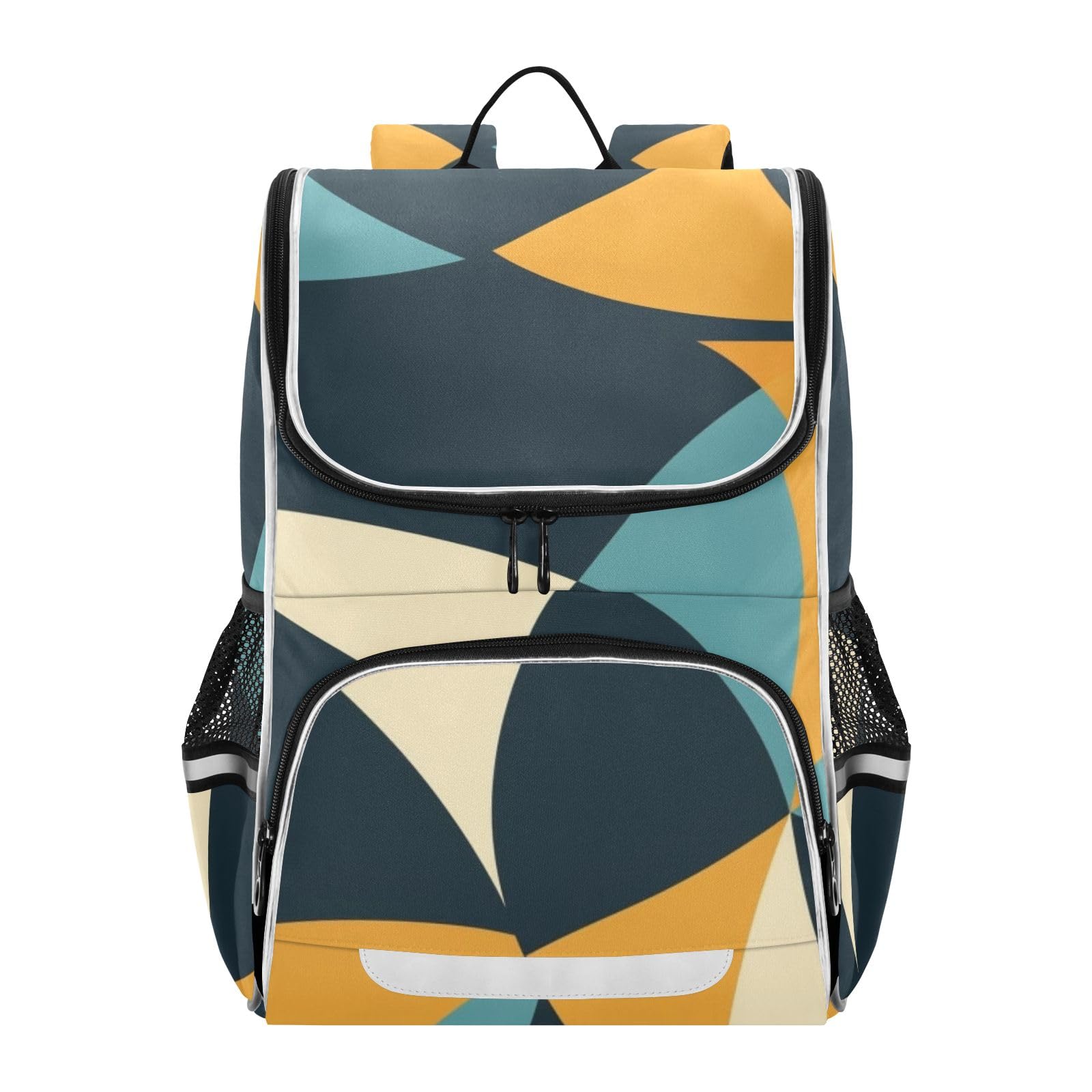 Abstract Pattern4 School Backpack for Boys Girls Elementary School Bookbag Travel Bag Daypack for Students