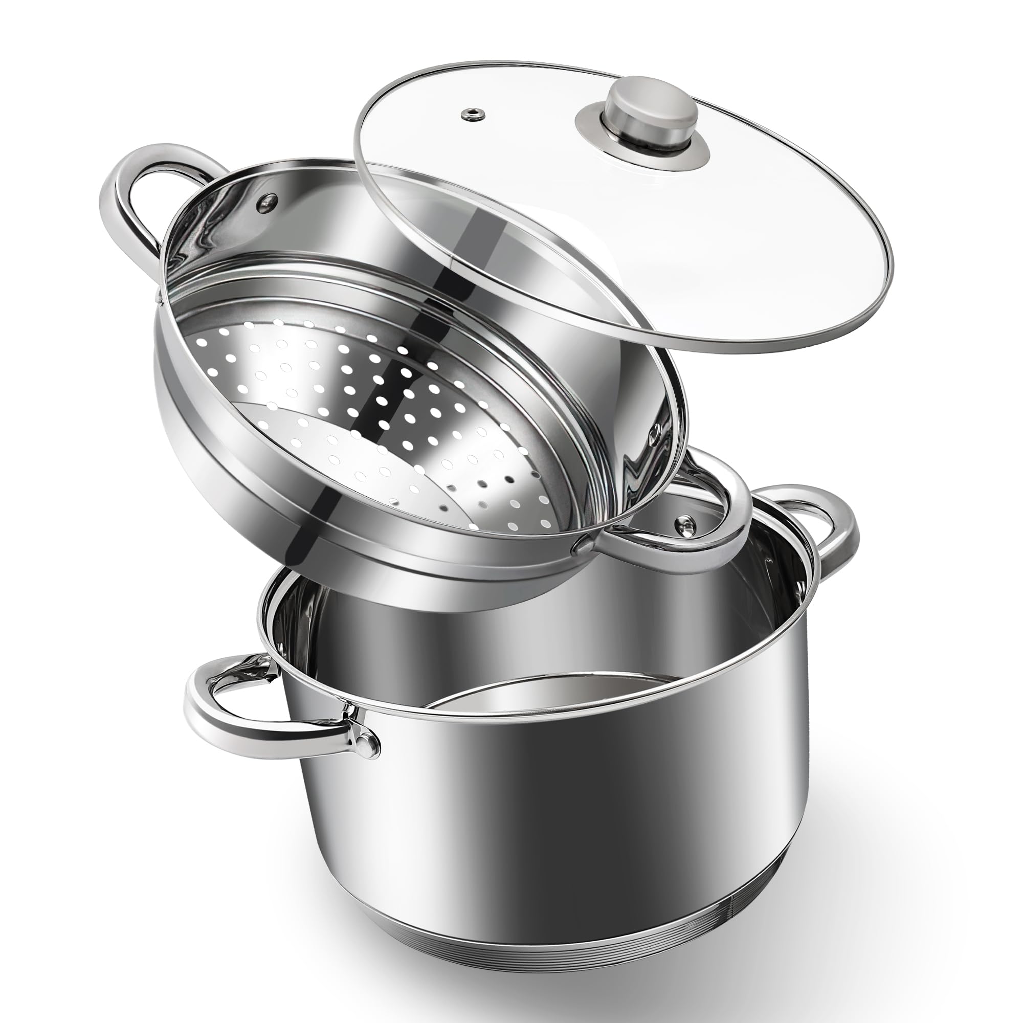 AuFranc® Edelstahl Dampfgarer