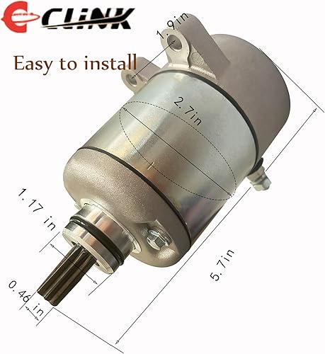 Miniatura 2 de Motor de arranque para Honda 350 Four Trax Rancher TRX 2000-2006 31200-HN5-671 31200-HN5-A81 31200-HN5-M01