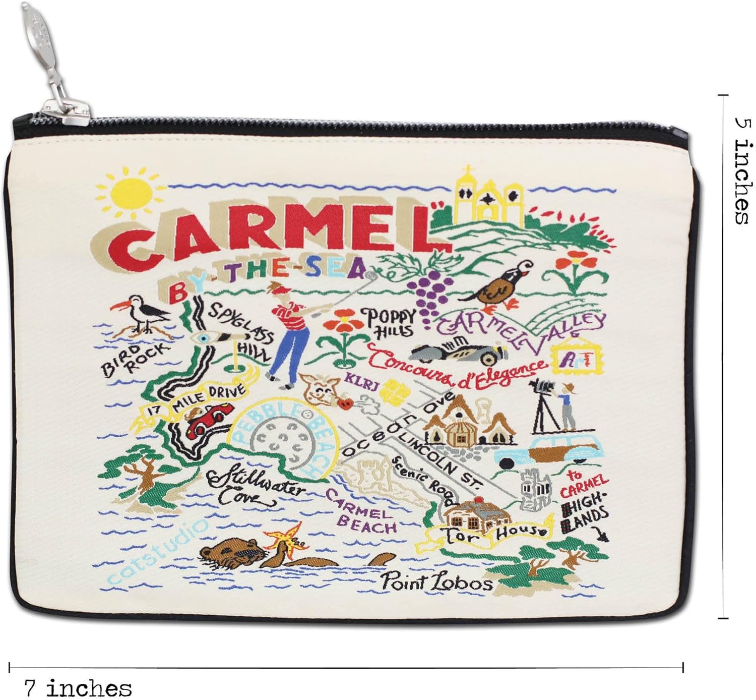 Catstudio Carmel Zipper Pouch Purse | Holds Your Phone, Coins, Makeup, Dog Treats, & Tech Tools - Image 6