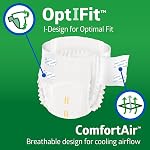 FitRight Ultra Slips pour adultes avec onglets, forte absorption, moyenne, 32"-42" (paquet de 20)
