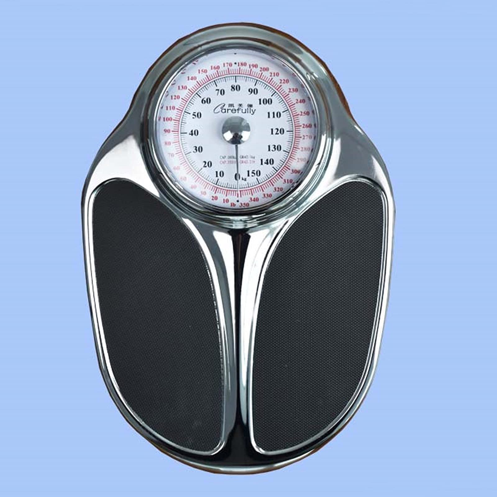 Báscula de precisión analógica profesional, báscula de baño mecánica precisa con esfera ampliada fácil de leer, no requiere pilas