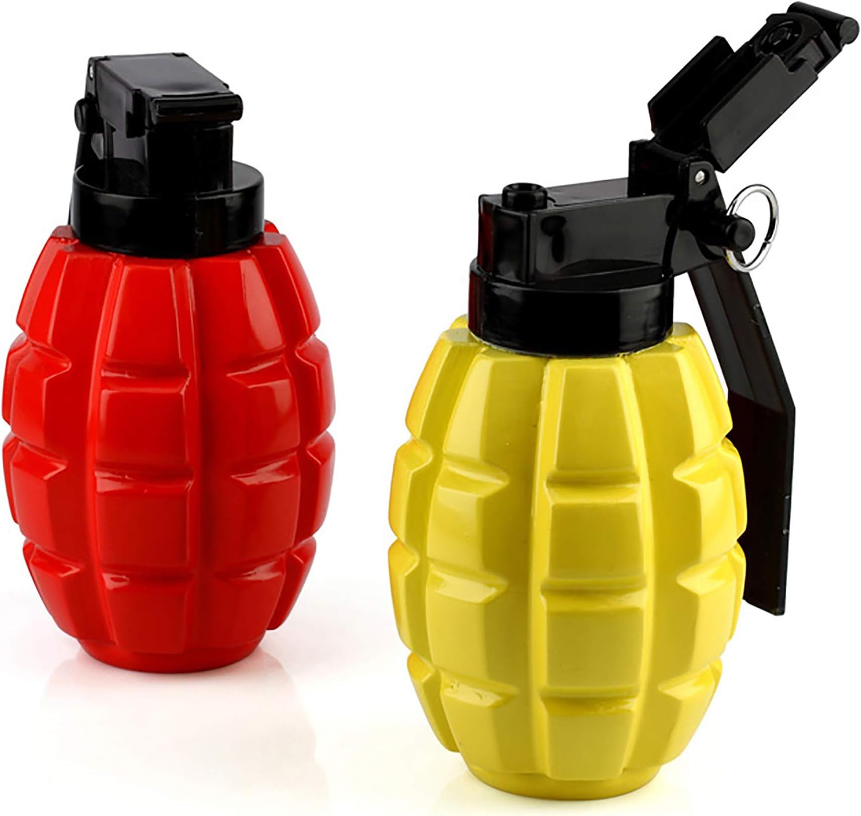 Caliber GourmetCombat Condiment Tactical Bbq Grill Mustard Ketchup Dispensers Plastic And Camping Hiking Picnic RED AND YELLOW