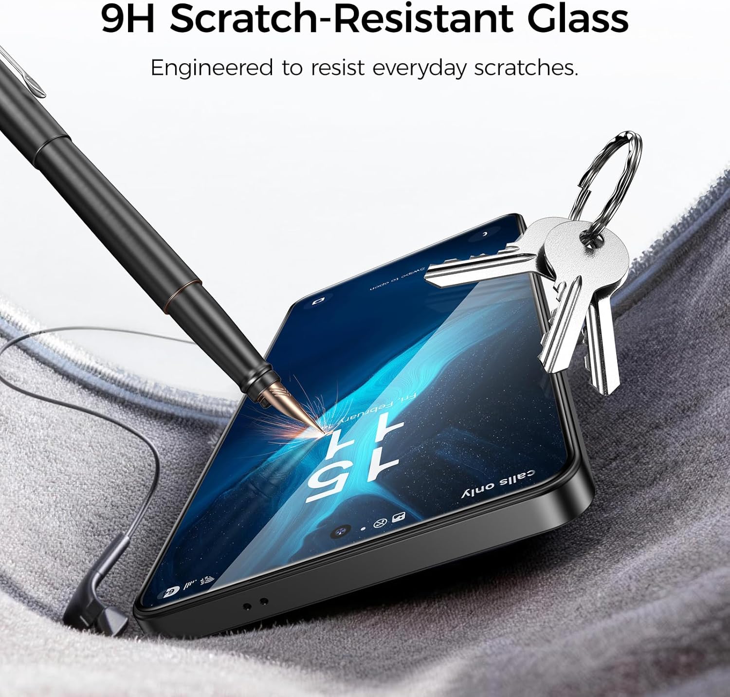 BENKS GlassWarrior AR Screen Protector for Samsung Galaxy S26 Ultra, Anti-Reflective Tempered Glass Screen Protector, Anti Scratch, Bubble Free