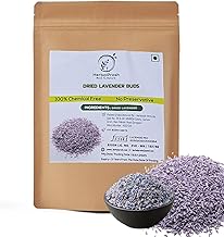 HERBALPRASH Dried Lavender Buds - 50g | 100% Natural & Fragrant | Culinary Grade for Tea, Baking, Aromatherapy & Skincare | Stress Relief & Relaxation