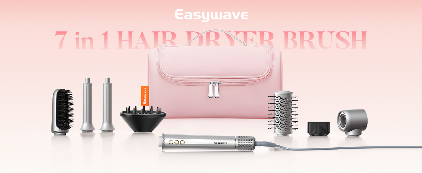 7 in 1 ドライヤー Amazon.com : Easywave 7 in 1 Hair Dryer Brush: 110,000 RPM High