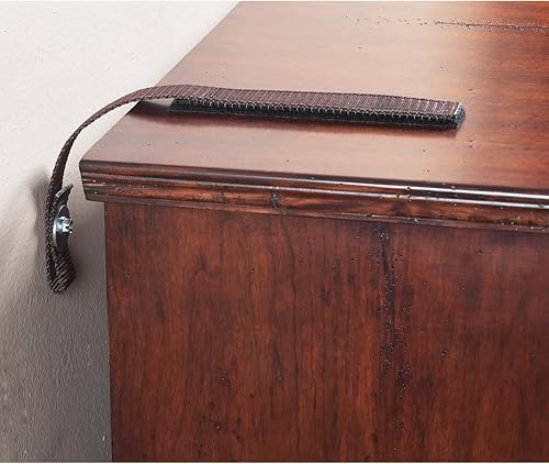 Miniatura 2 de Quakehold! 4164 Juego de correas para muebles, color blanco, 4164