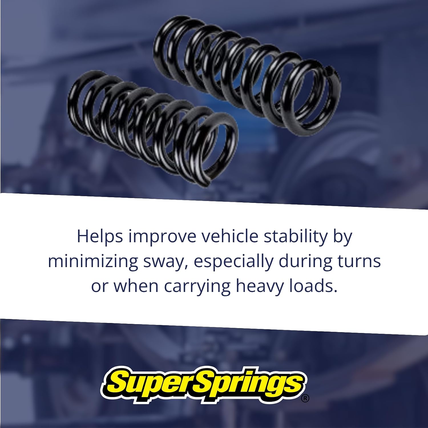 SuperSprings SSC-14 | SuperCoils for Chevrolet Express 3500|4500, GMC Savana 3500|4500, black