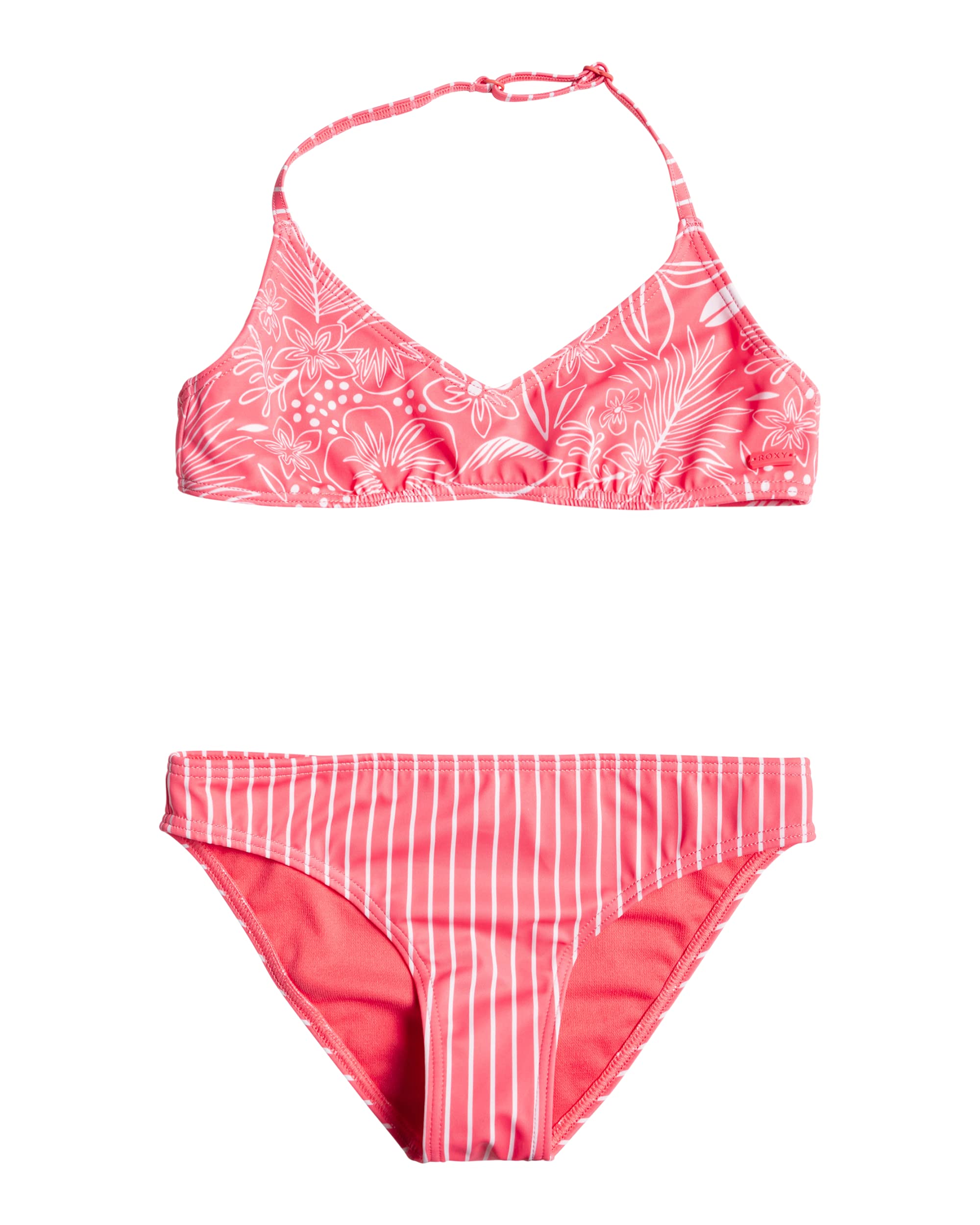 Roxy Vacay For Life Tri Bra Set Traje de baño de Dos Piezas Niñas (Pack de 1)