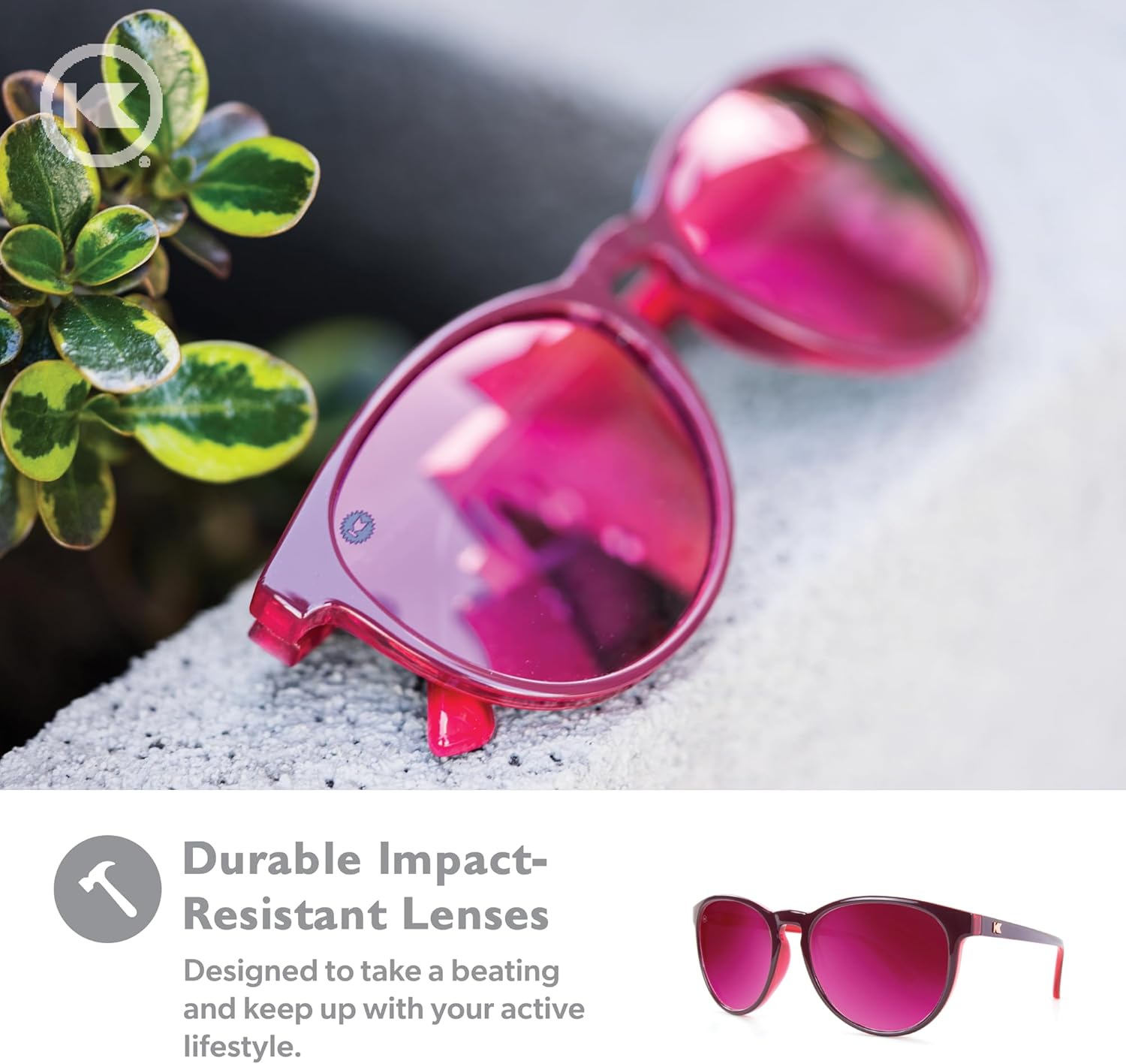 Knockaround Mai Tais Polarized Sunglasses for Women & Men - UV400 Protection