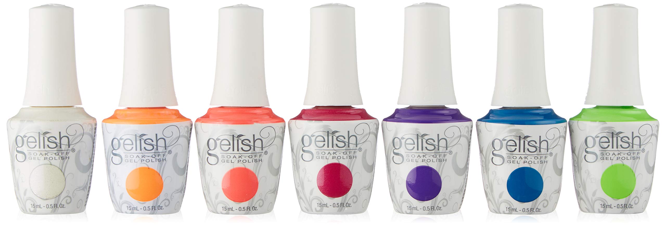 Harmony Gelish, Esmalte de gel de uñas (Make a Splash Summer 2018) - 7 de 15 ml. (Total 105 ml.)