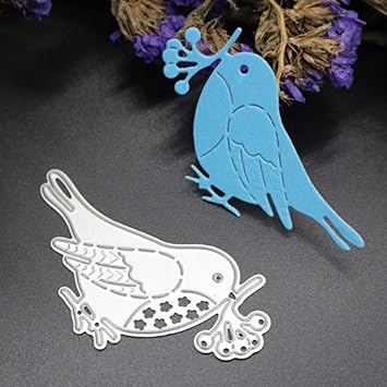 Bluelans  Metal Cutting Dies Embossing Stencil Template for DIY Scrapbook Album Paper Card Craft Decoration Bird Cutting Dies