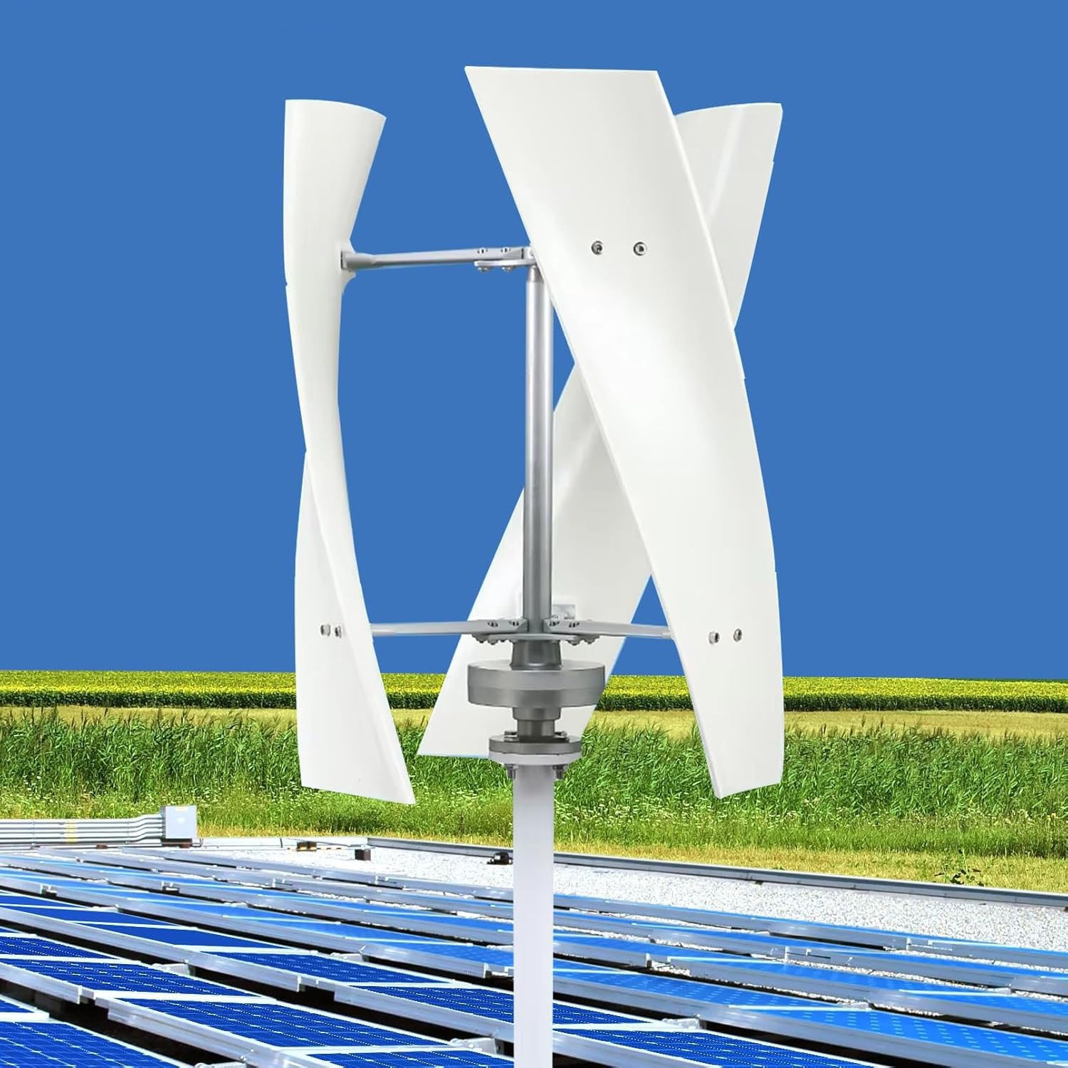 Kit de generador de viento portátil de 12000 W con controlador MPPT para energía renovable