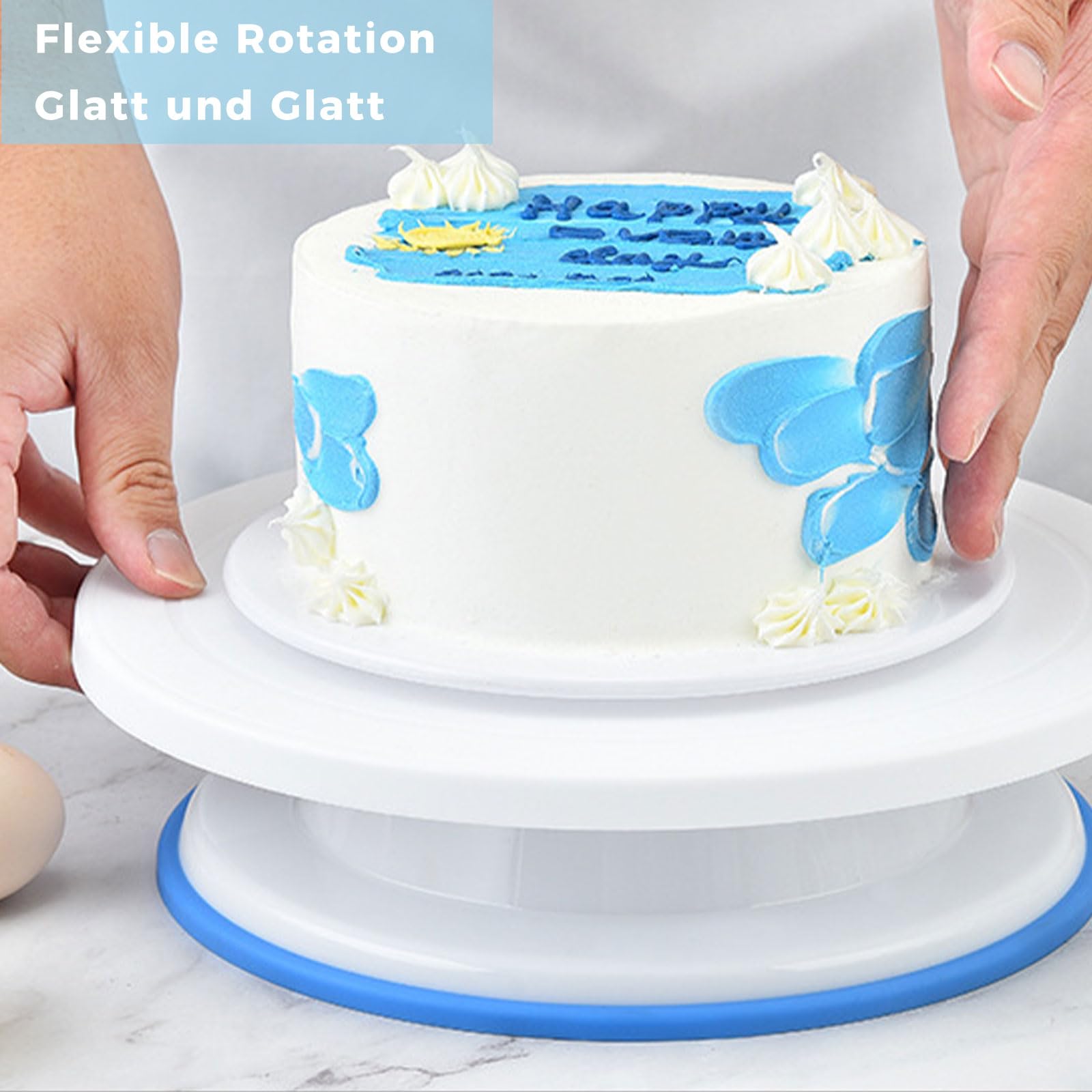 Tortenplatte Drehbar Mit 70 Teilen - Komplettset Für Perfekte Kuchen